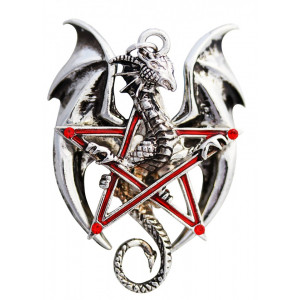 Pandantiv dragon în pentagramă Pentadraca