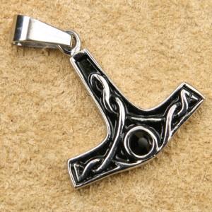 Pandantiv otel inoxidabil Thor Hammer