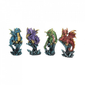 Set 4 statuete Dragonei la sfat