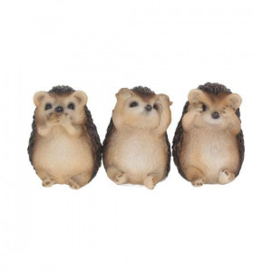 Set statuete Trei arici intelepti 8.5 cm
