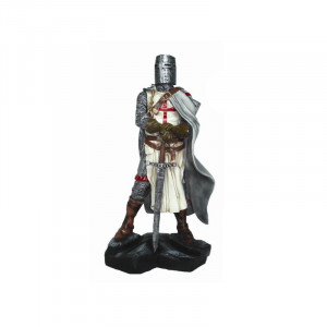 Statueta cavaler Templier cu spada 12 cm