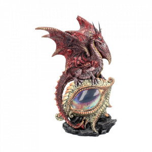Statueta Ochiul dragonului rosu 21 cm