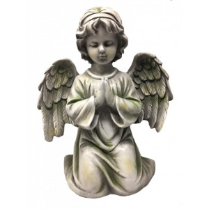 Statueta pentru gradina Ingeras rugaciune 40cm