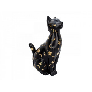Statueta pisica neagra Constelatia Felis 26 cm