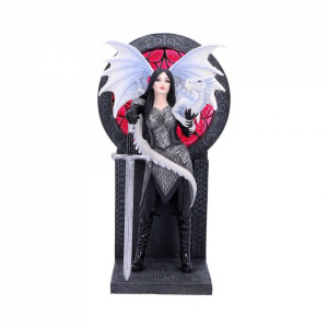 Statueta regina razboinica si dragon Valour - Anne Stokes