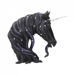 Statueta unicorn Miezul noptii 15 cm