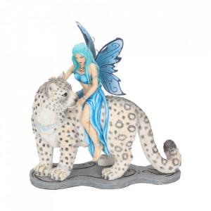 Statueta zana si leopard Hima 20 cm