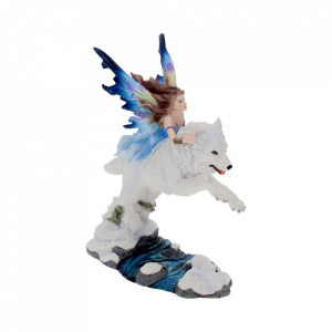 Statueta zana si lup Spirit liber 23.5 cm
