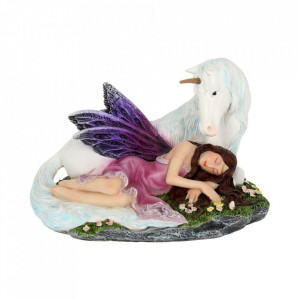 Statuetă zână și unicorn Euone 16 cm