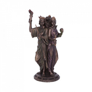 Statueta zeita celtica Hecate Zeita Magiei 21 cm