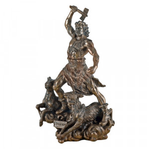 Statueta zeu nordic Thor 31cm