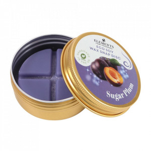 Wax Melt - Disc din ceara de soia cu uleiuri esentiale pentru aromaterapie, Christmas Home - Prajituri cu Prune
