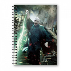 Agenda/Jurnal coperta 3D licenta Harry Potter - Voldemort
