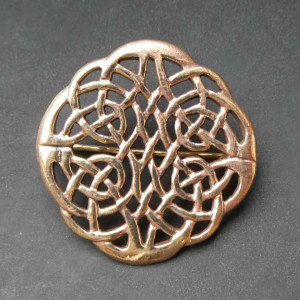 Brosa bronz cu model celtic 3cm