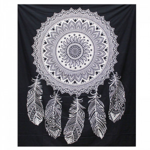 Cearceaf de pat bumbac Dreamcatcher 200 x 230cm