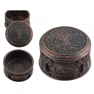 Cutie pentru bijuterii Copacul Sacru - Yggdrasil 10cm