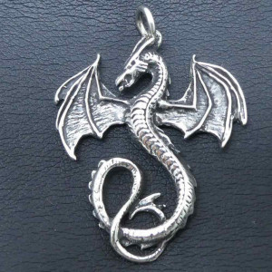 Pandantiv argint Dragon 4.5cm