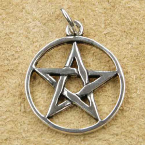 Pandantiv argint Pentagrama 3.2cm