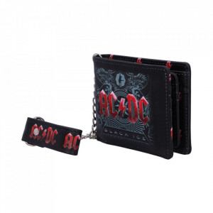 Portofel barbati cu lant AC/DC - Black Ice 11 cm