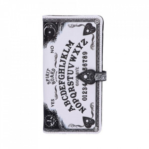 Portofel lung embosat Ouija - Spirit Board (alb) - 19 cm