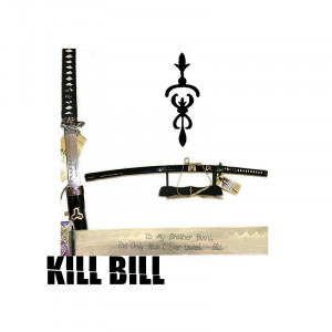 Sabie decorativa katana cu suport Kill Bill - Sabia lui Budd
