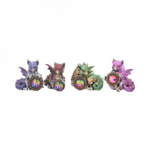 Set 4 statuete Rasplata dragonilor 5.5 cm