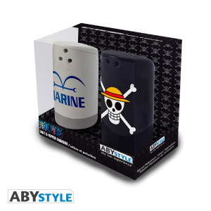Set solnita si pipernita One Piece - Craniu si Puscas