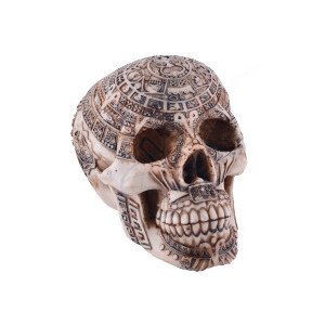 Statueta craniu Blestemul aztec 17cm