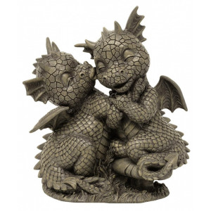 Statueta pentru gradina Dragonei - Prima iubire 28 cm
