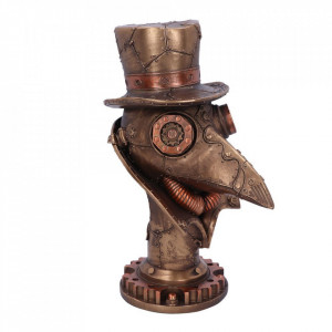 Steampunk Beaky Plague Doctor Bust Figurine