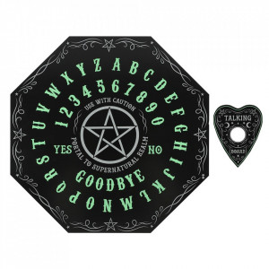 Placa Ouija Spirit Board octagonala, fosforescenta