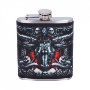 Baphomet Hip Flask
