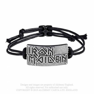 Bratara snur Iron Maiden Logo