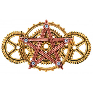 Broșă steampunk Pentagramă Penta Meridia