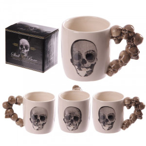 Cana ceramica Cranii 14cm