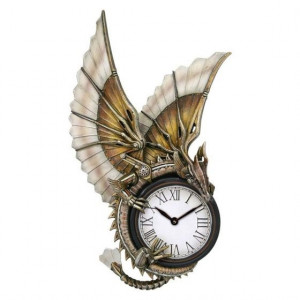 Ceas de perete steampunk Clockwork Dragon