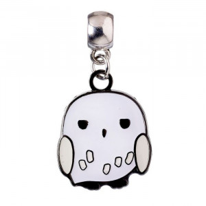Charm placat argint licenta Harry Potter Hedwig