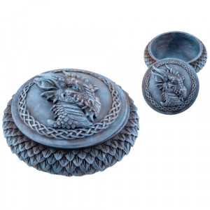 Cutie pentru bijuterii Dragonul de Gheata 11cm