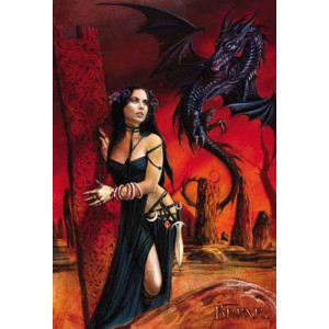Felicitare zână și dragon Bride of the Sabbat