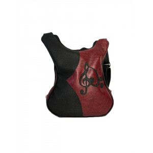 Geanta in forma de chitara rock Cherry Red Fiamma
