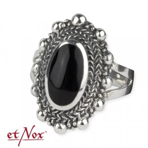 Inel argint cu onix Frumusete Victoriana R1181