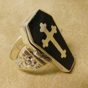 Inel argint Poison Ring Cosciug