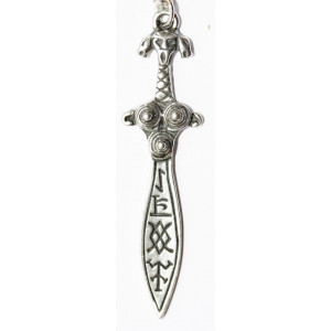 Pandantiv celtic Sabia fermecată a lui Odin