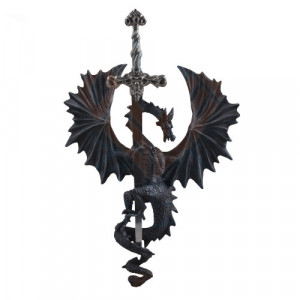 Placheta de perete Crucea Dragonului 27cm