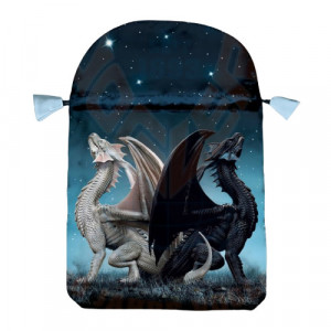 Punga satin pentru carti de tarot Dragoni