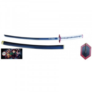 Sabie decorativa katana cu suport Demon Slayer