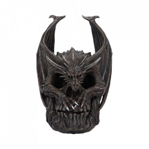 Statueta craniu dragon Draco 19cm