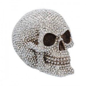 Statueta craniu Zambet Nepretuit 16 cm