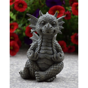 Statueta pentru gradina Dragonel Yogi 13.5 cm