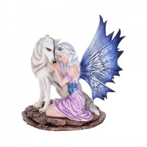 Statueta zana si lup Nadine 17 cm